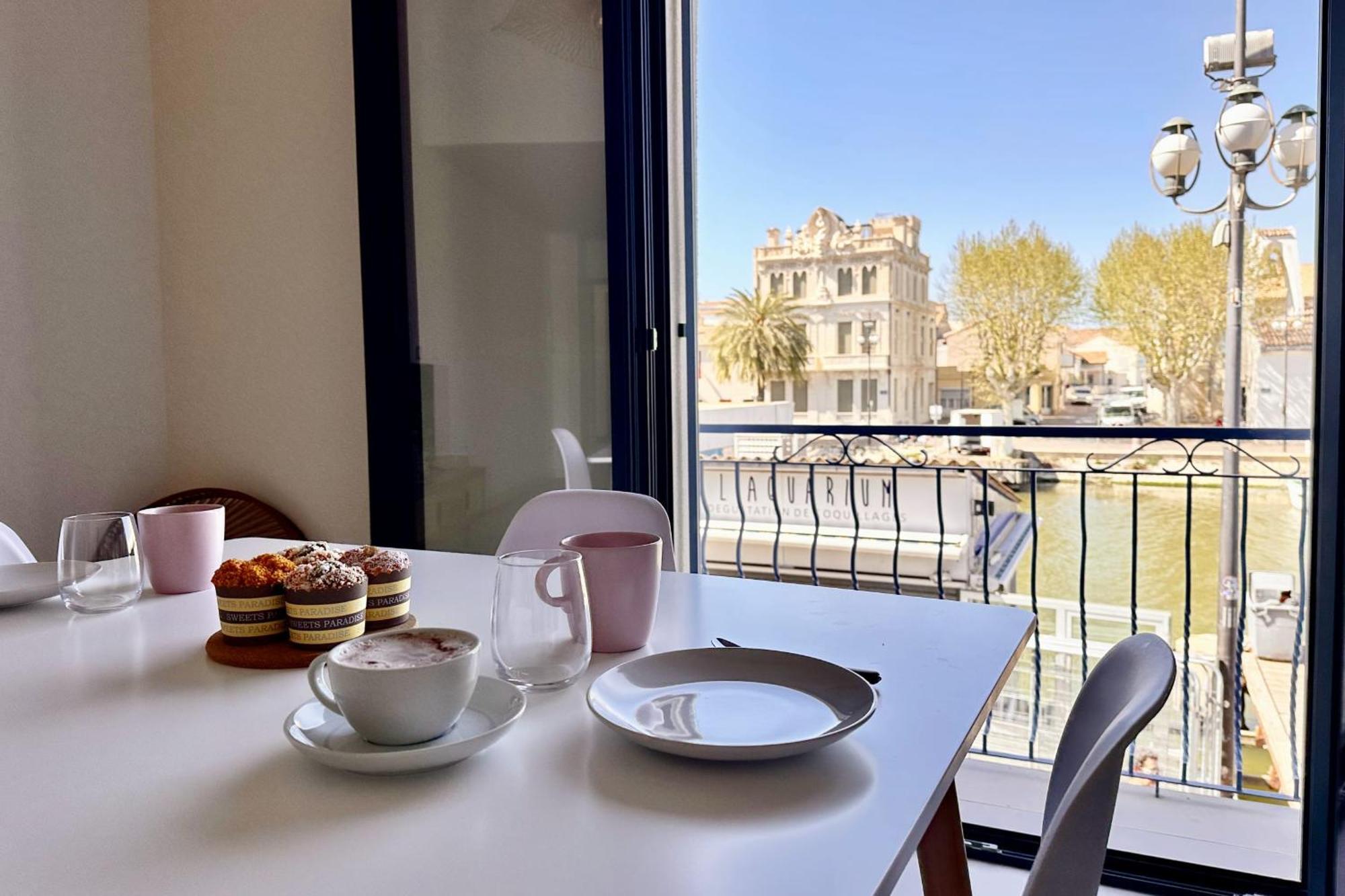 Les Palmiers - Appartement Une Chambre Vue Canal Le Grau-du-Roi Exteriér fotografie